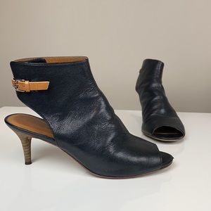 Coach Milah Black Soft Grain Leather Booties Size 8B